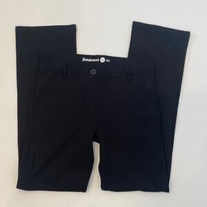 Betabrand Classic Straight Leg Black Dress Yoga Pants Stretchy Sz Sm Petite